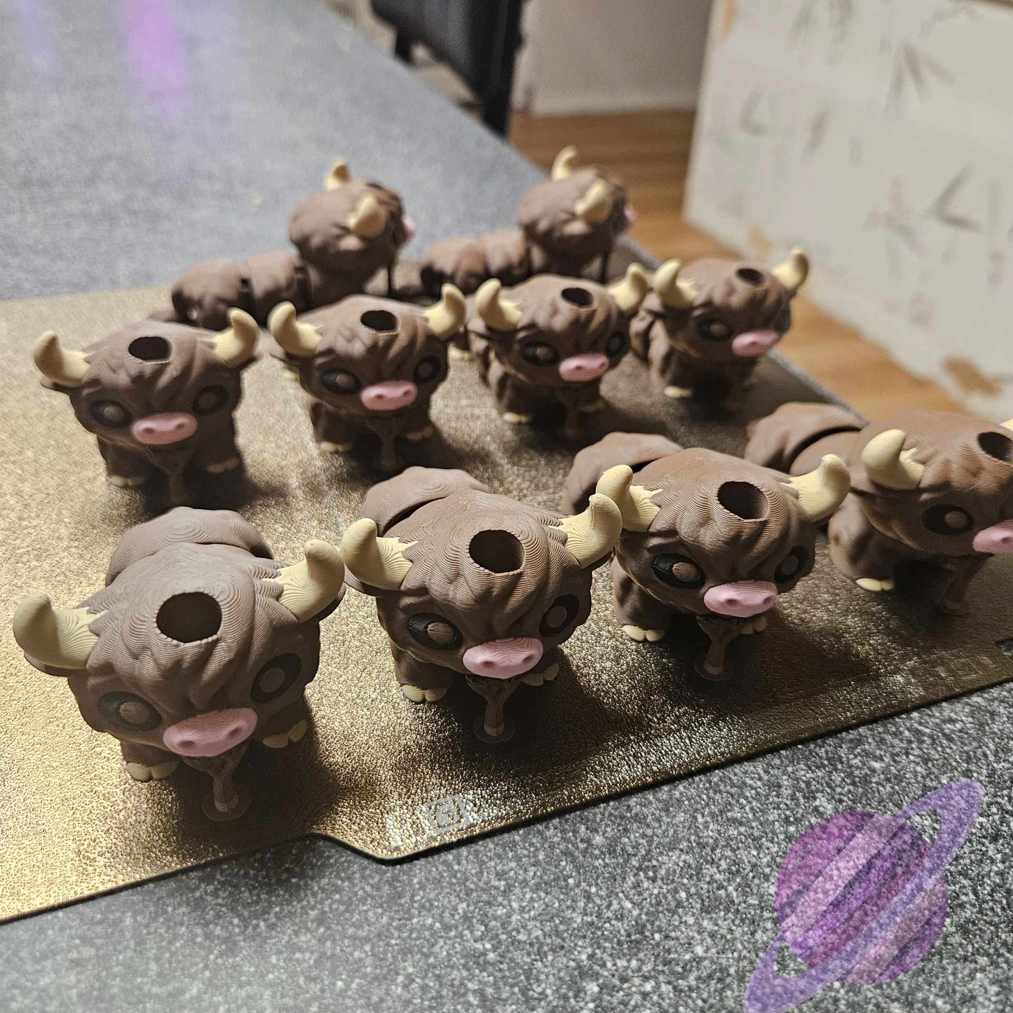 FURRY COW STRAW BUDDY