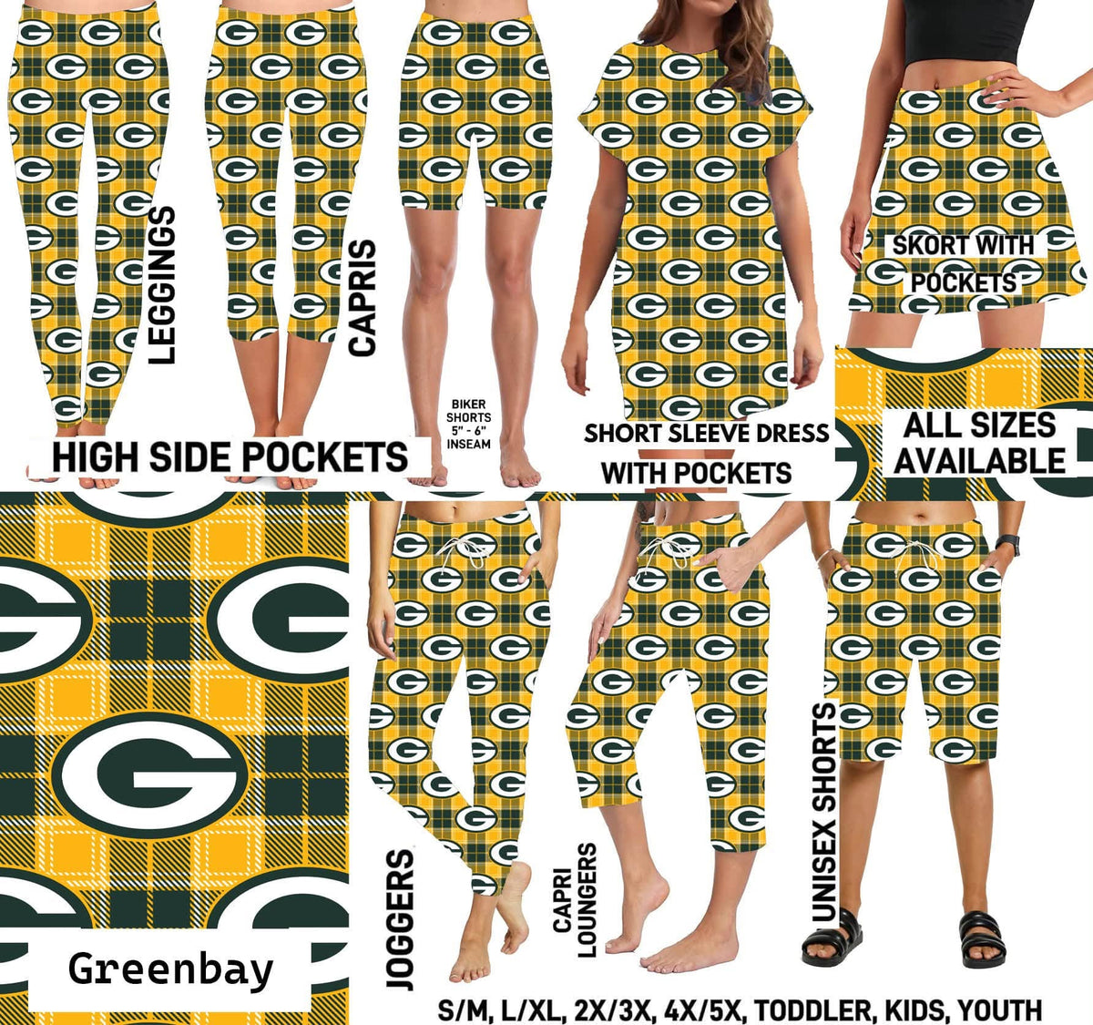 FTBP - Greenbay FB Plaid - Preorder Due 9/30 ETA: Mid-Nov