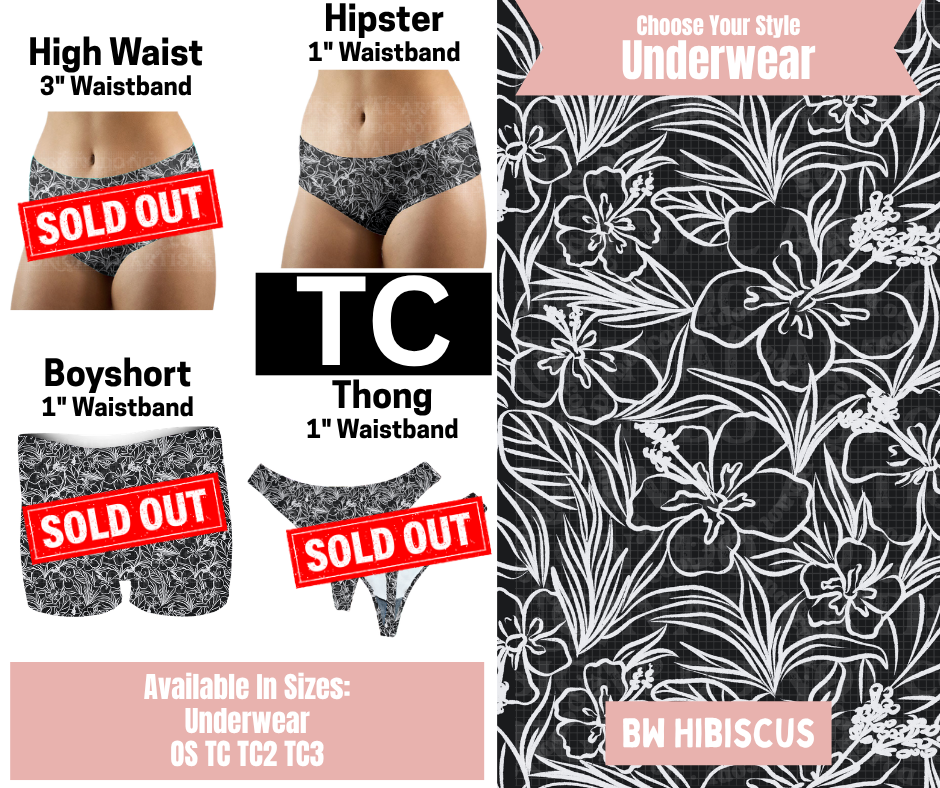BW Hibiscus Hipster Underwear