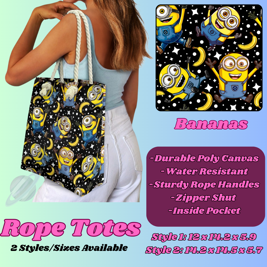 BANANAS-ROPE TOTE PREORDER CLOSING 5/6