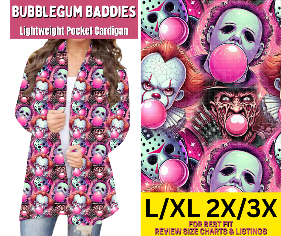 Bubblegum Baddies Pocket Cardigan
