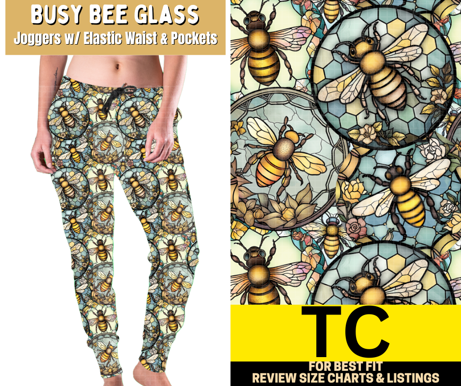 Busy Bee Glass Joggers