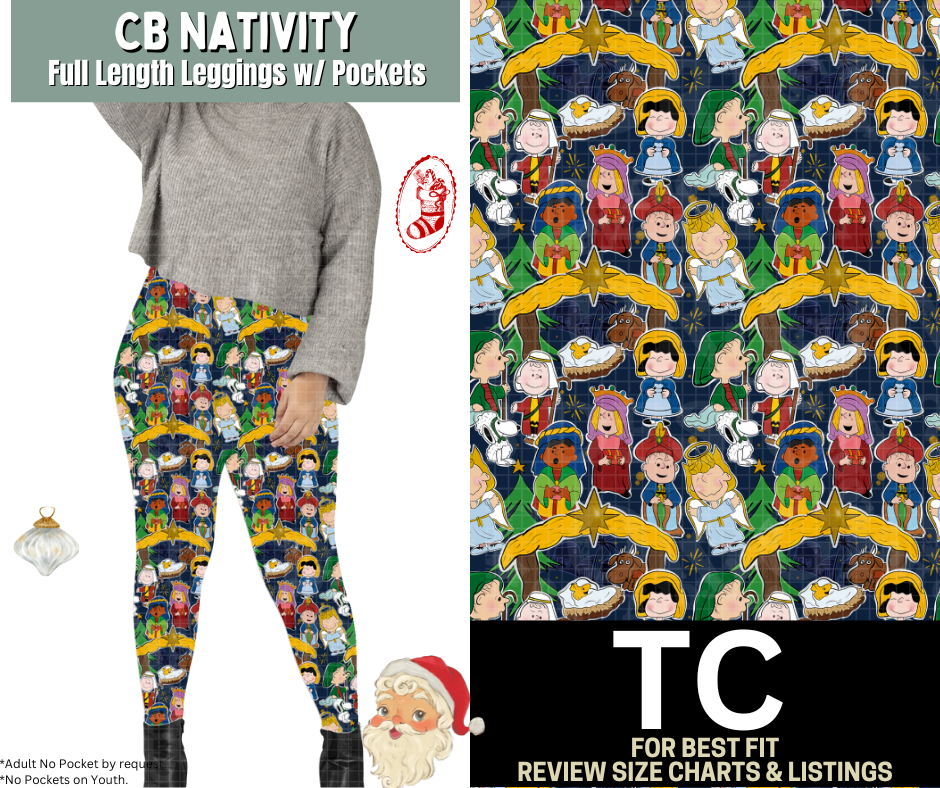 CB Nativity Full Length Leggings w/ Pockets