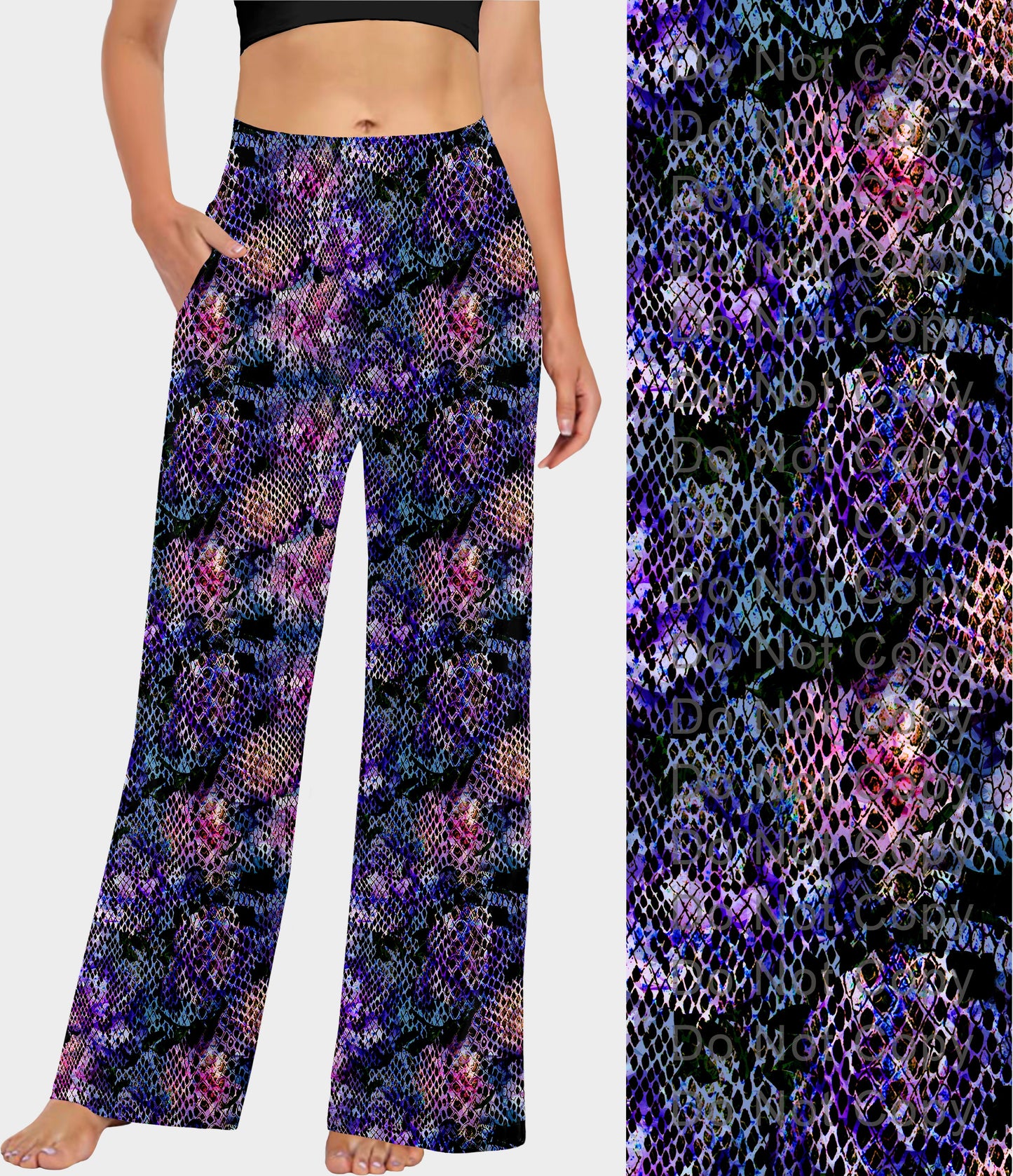 RTS - Colorful Snake Print Lounge Pants