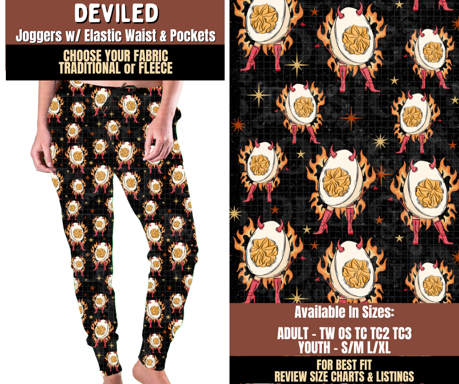 Preorder! Closes 7/27. ETA Oct. Deviled Joggers Choose Fleece or Traditional