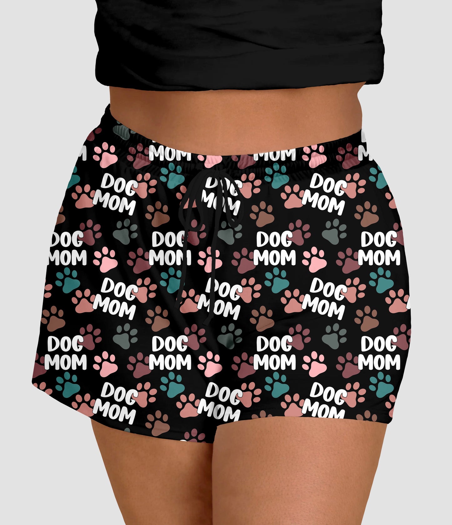 RTS - Dog Mom Jogger Shorts