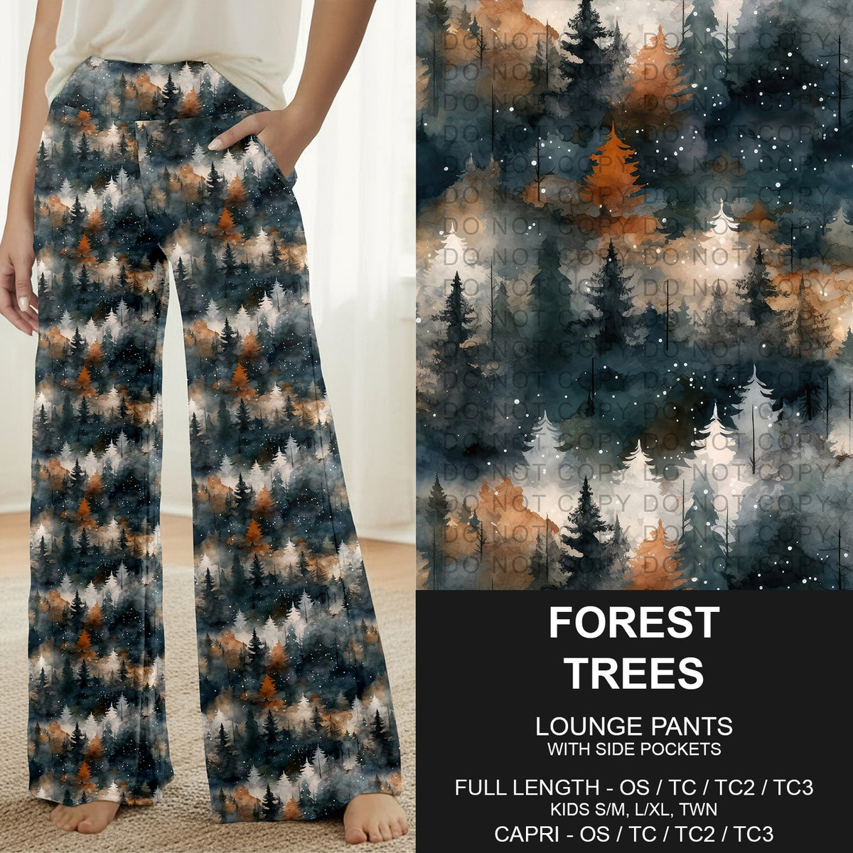 B314 - Preorder Forest Trees Lounge Pants (Closes 9/27. ETA: late Nov.)