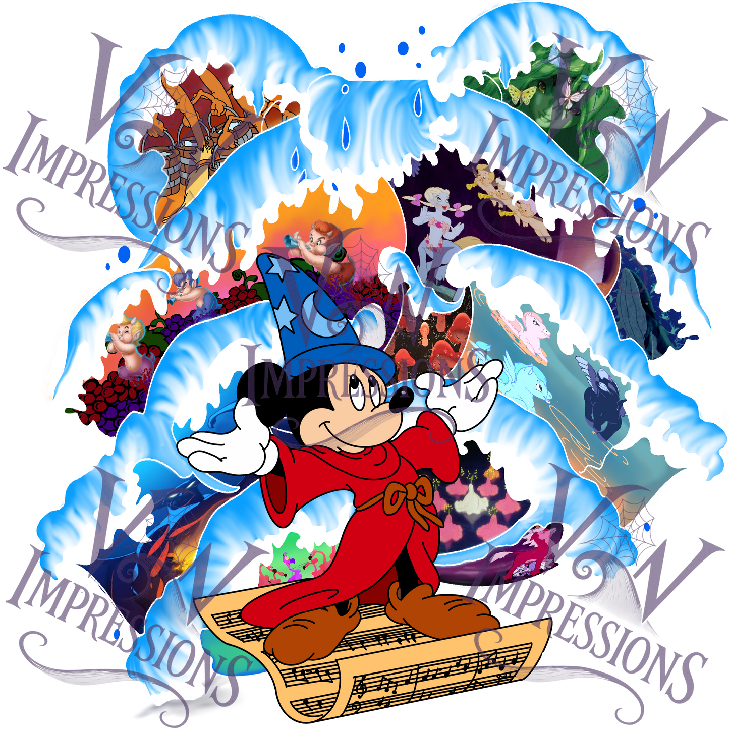 The Sorcerer Digital Files PNG, SVG, Seamless Pattern, Sublimation & DTF