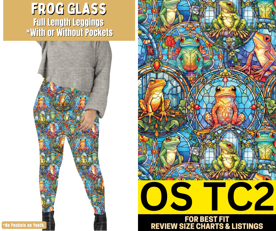 Frog Glass Full Length Leggings w/ Pockets