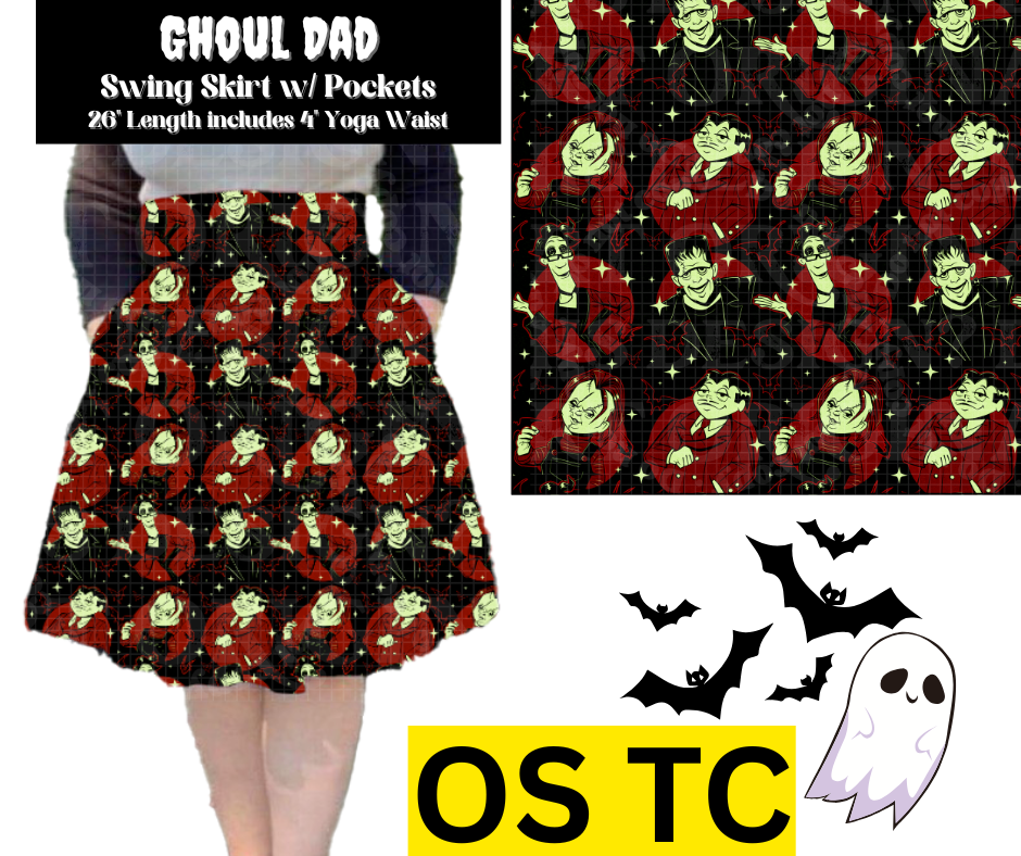 Ghoul Dad Swing Skirt
