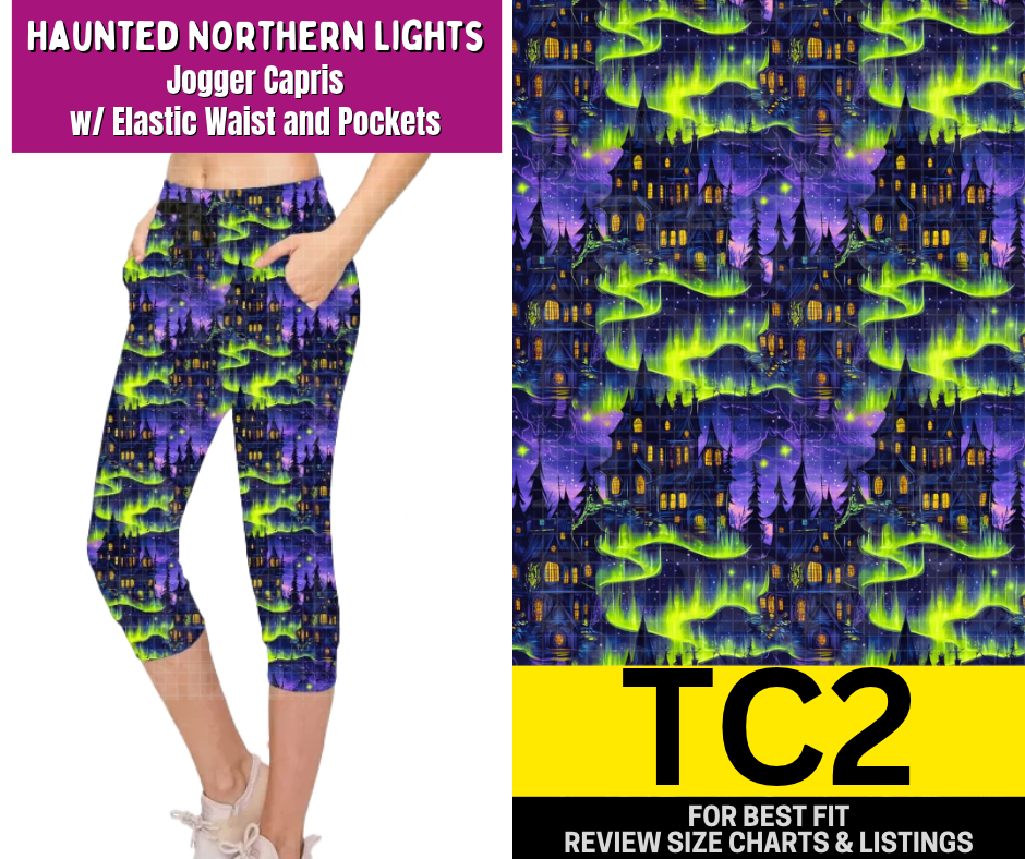 Haunted Northern Lights Jogger Capri