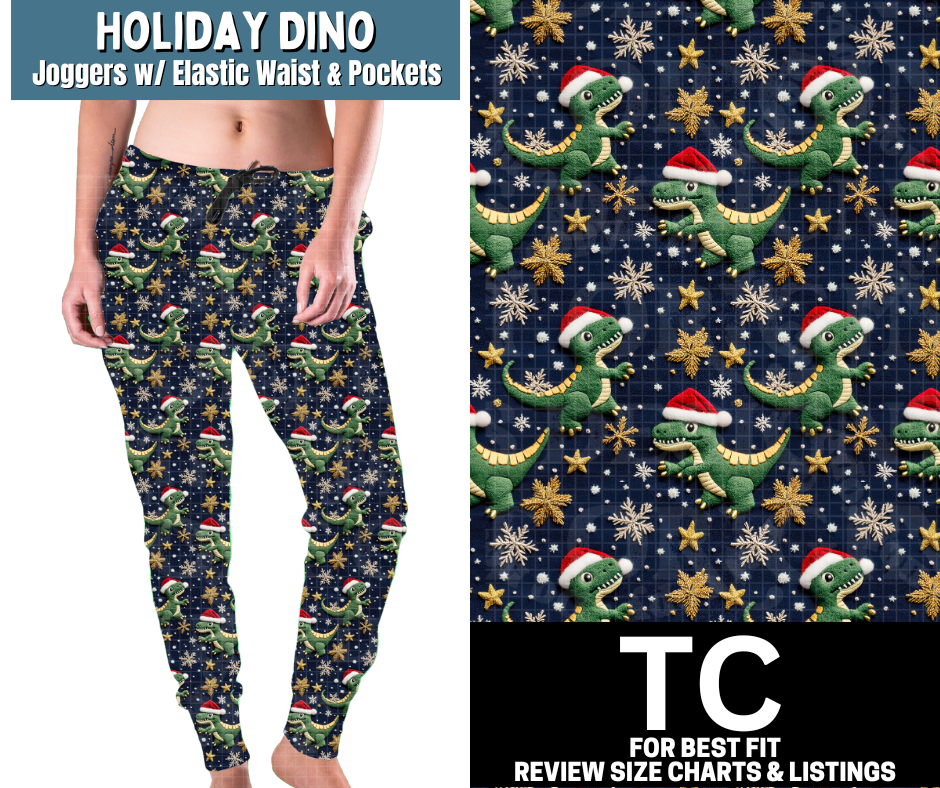 Holiday Dino Joggers
