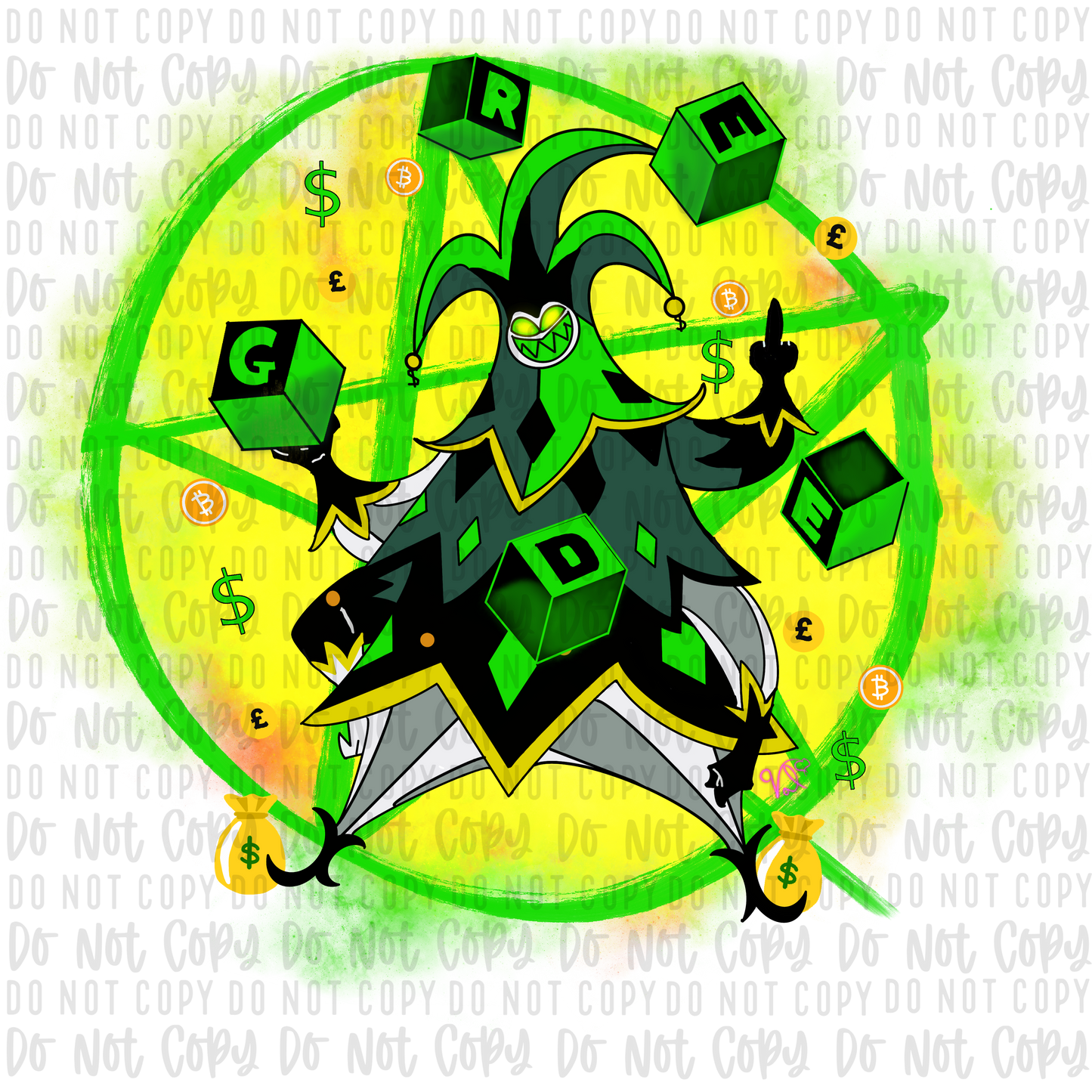 Greed Sin Digital Design File