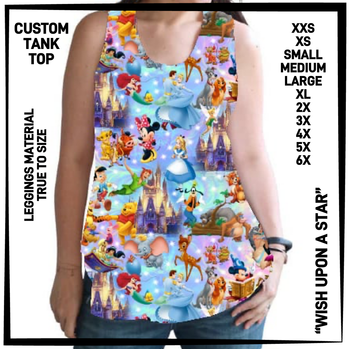 CTT1 - Wish Upon A Star Tank Top - Preorder Closing 6/23 ETA: Late Aug