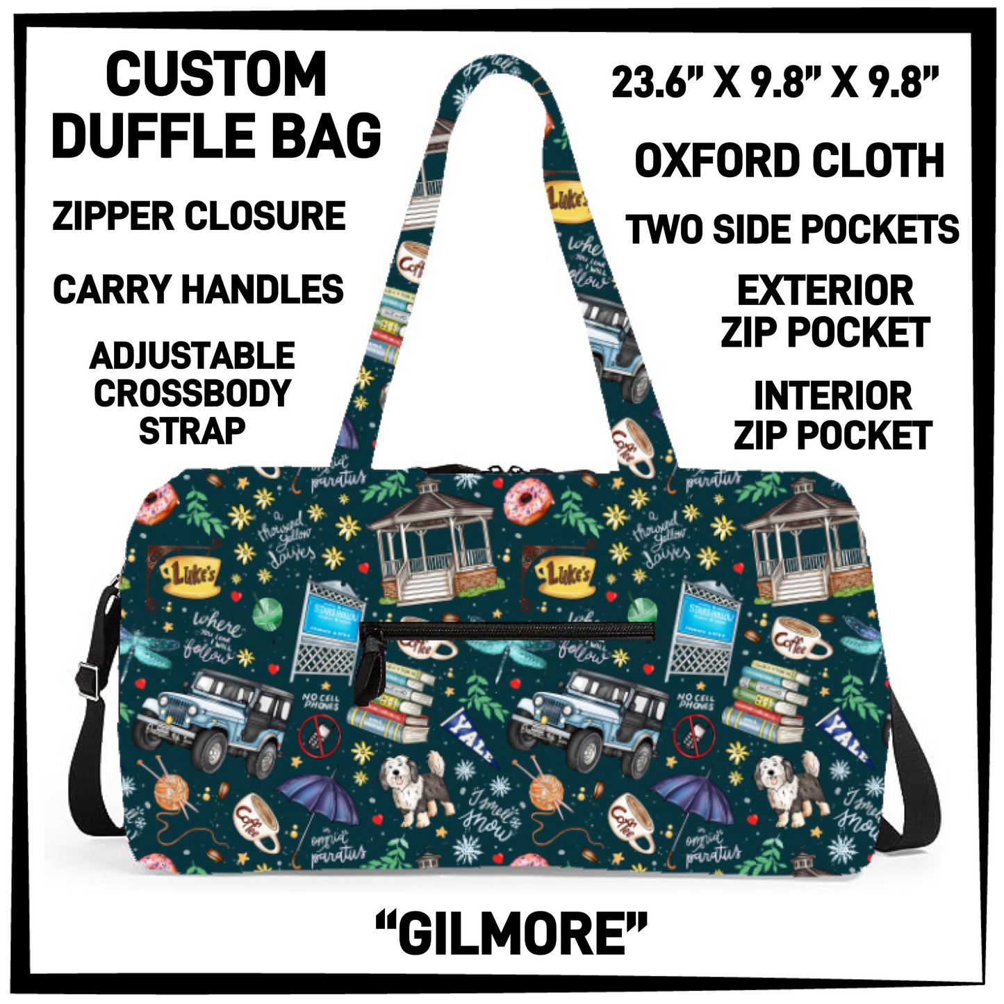 DF2B - Gilmore Duffel Bag - Preorder Closing 6/25 ETA: Late Aug