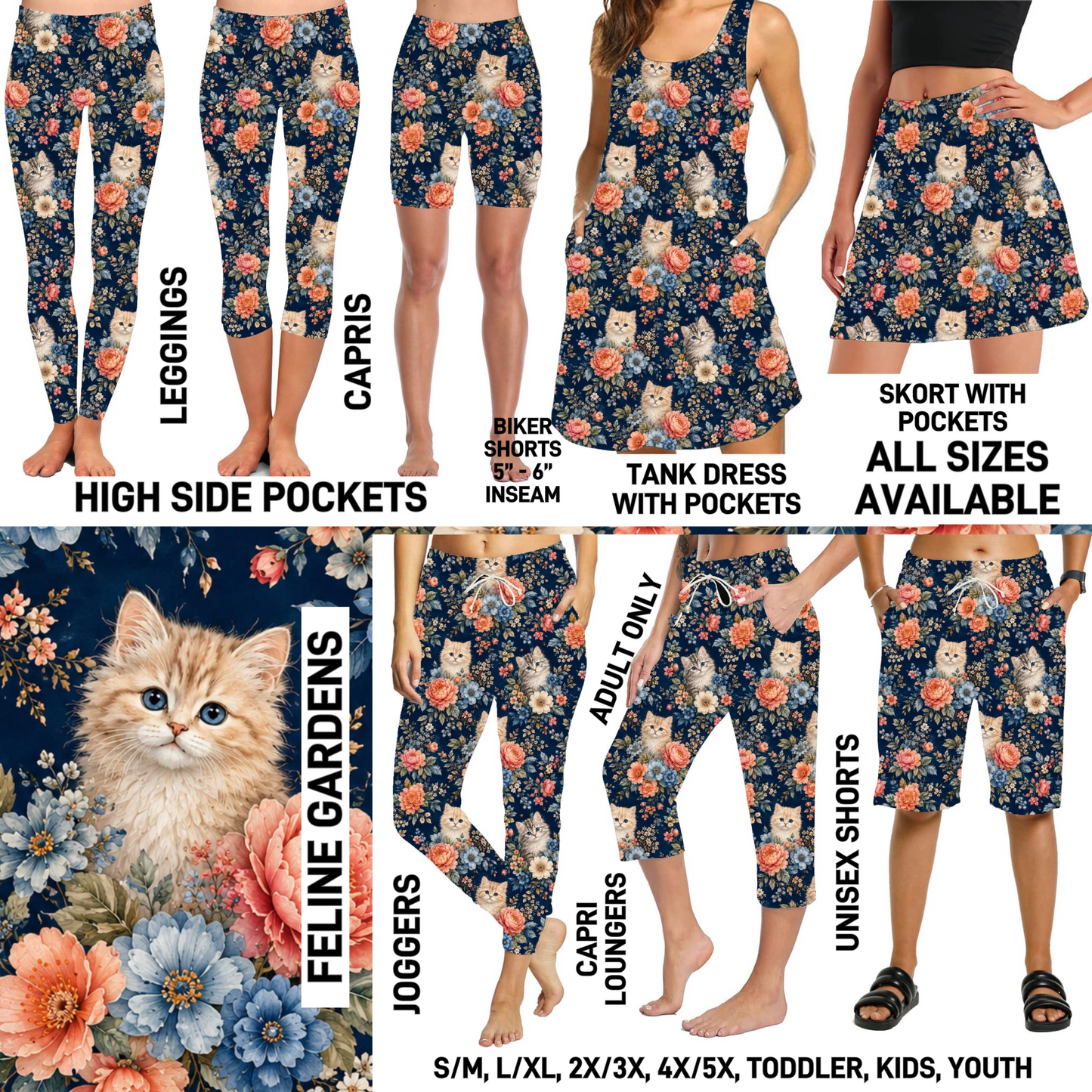 295BT - Feline Gardens - Preorder Closing 6/28 ETA: Late Aug