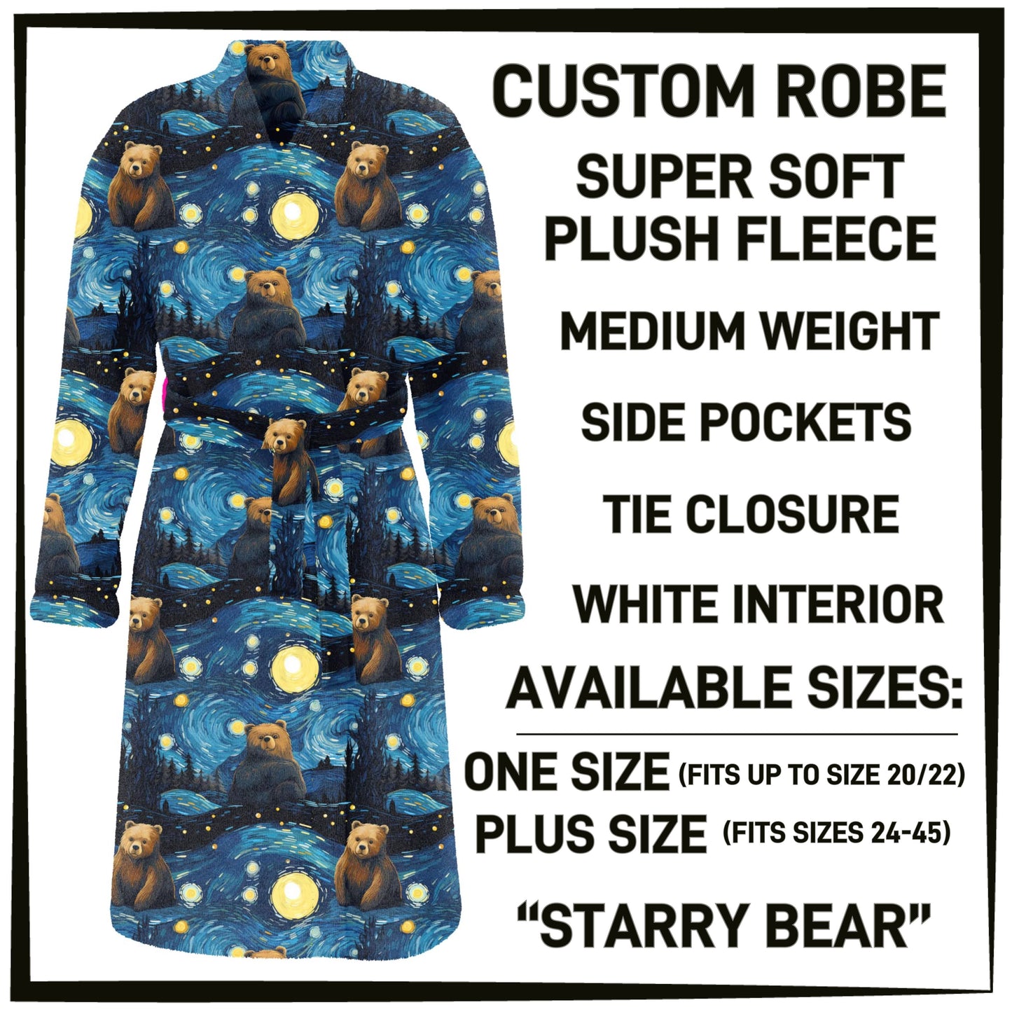 RTS - Starry Bear Robe