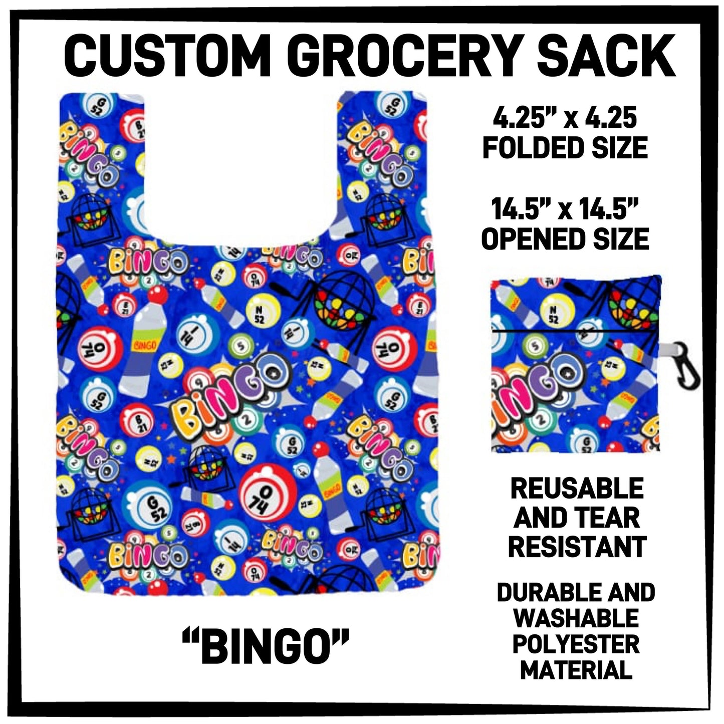 RTS - Bingo Grocery Sack