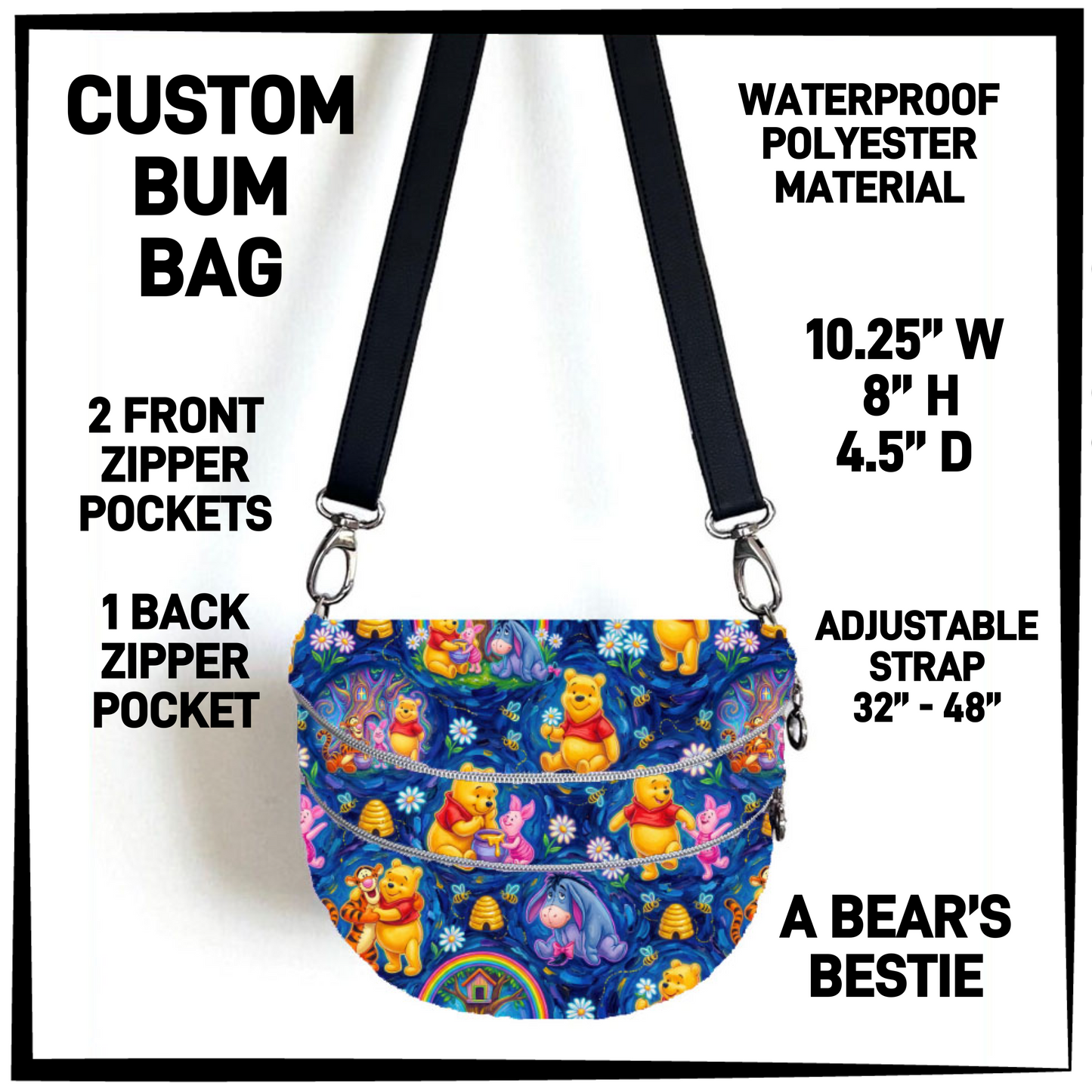 B1BM - A Bear's Bestie Bum Bag - Preorder Closing 8/19 ETA: Mid-Oct