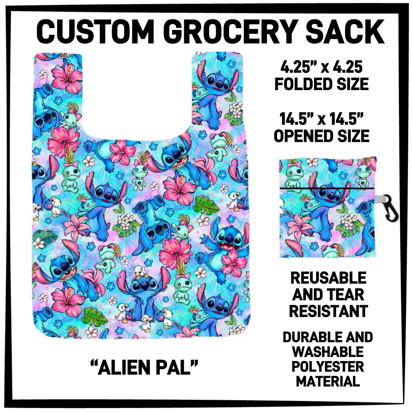 GRC4 - Alien Pal Grocery Sack - Preorder Closing 9/10 ETA: Early Dec