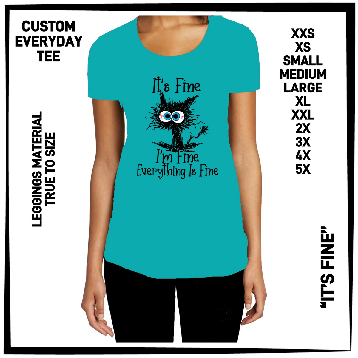 ED2T - It's Fine Everyday Tee - Preorder Closing 9/23 ETA: Mid-Dec
