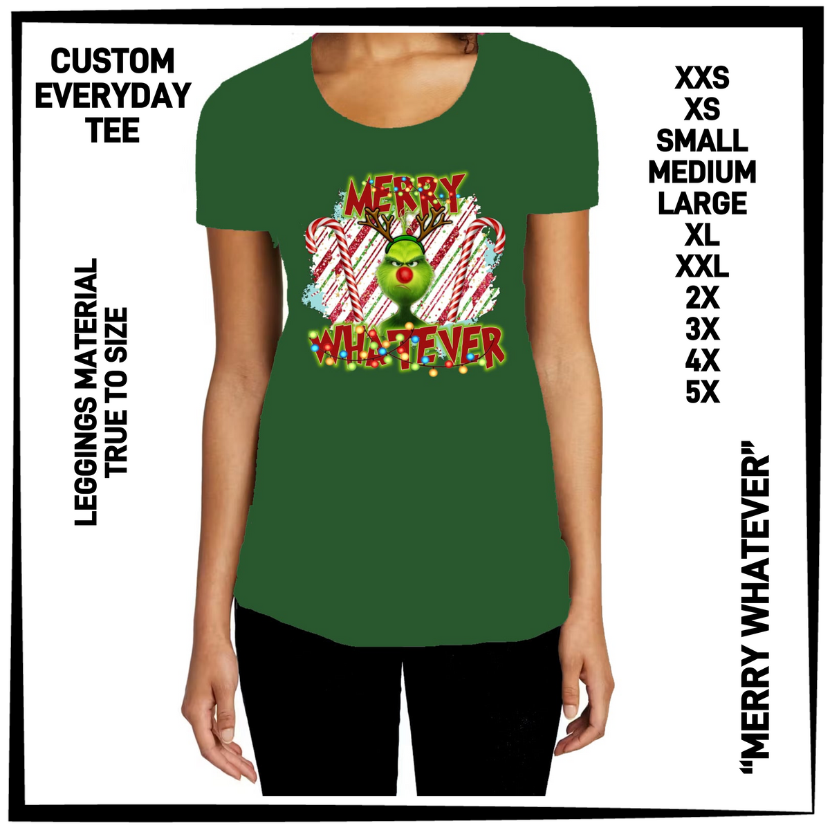 ED2T - Merry Whatever Everyday Tee - Preorder Closing 9/23 ETA: Mid-Dec