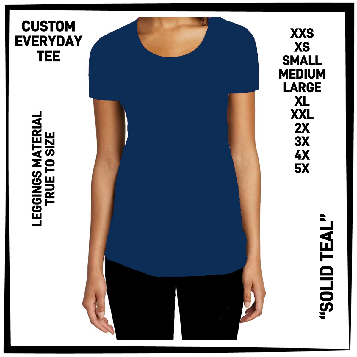 ED2T - Solid Teal Everyday Tee - Preorder Closing 9/23 ETA: Mid-Dec