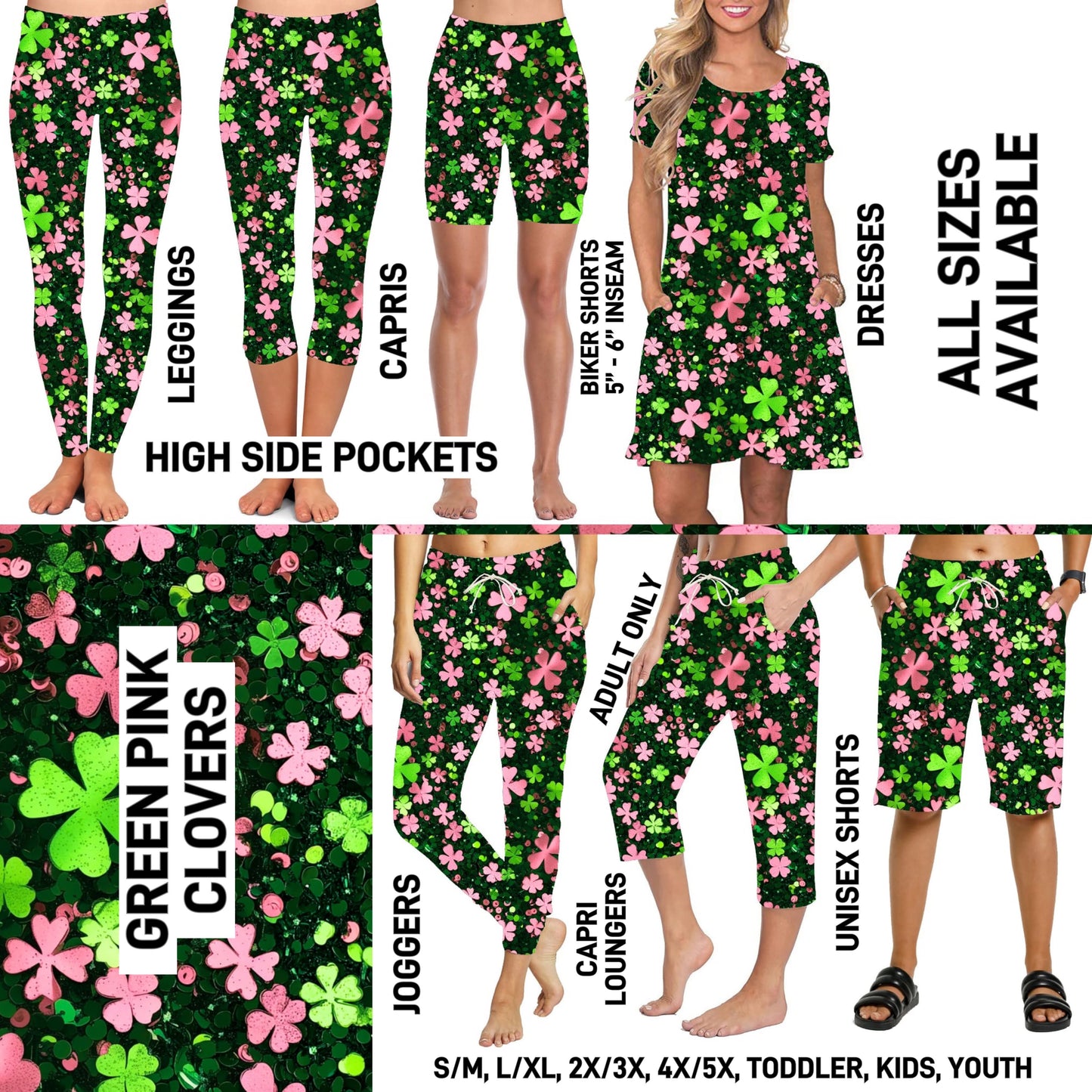 SP5D - Green Pink Clovers - Preorder Closing 12/25 ETA: Late Feb
