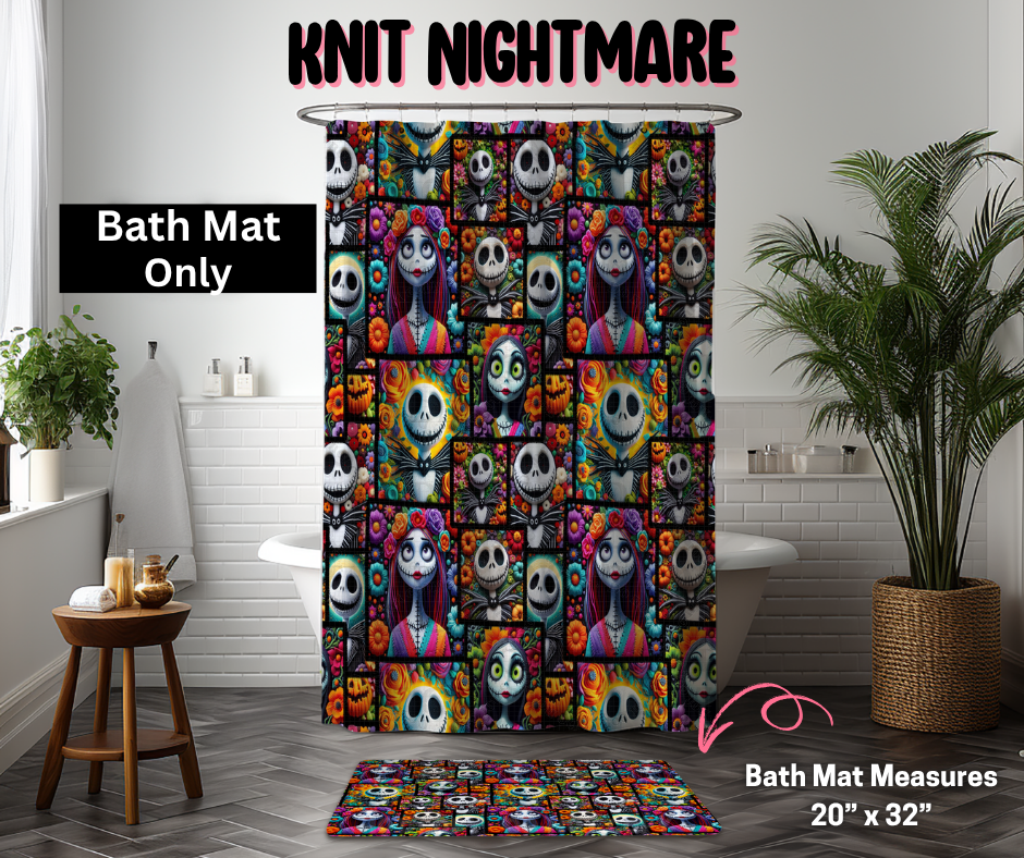 Knit Nightmare Custom Bath Mat