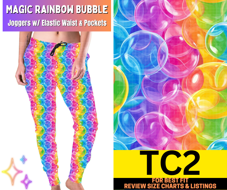 Magic Rainbow Bubbles Joggers
