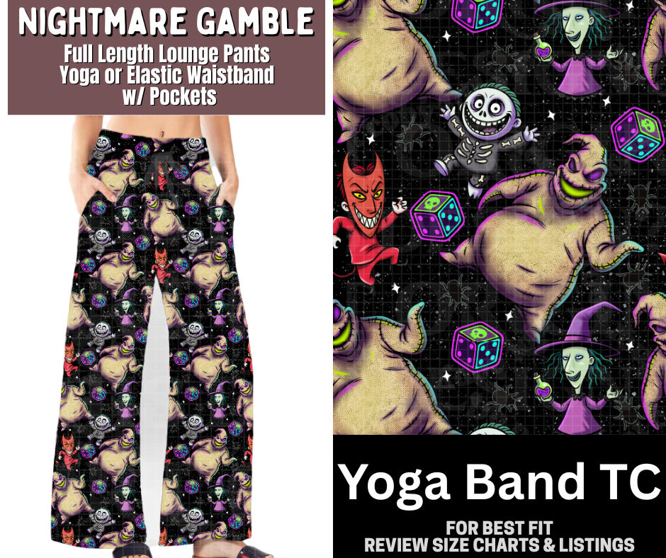 Nightmare Gamble Full Length Lounge Pants