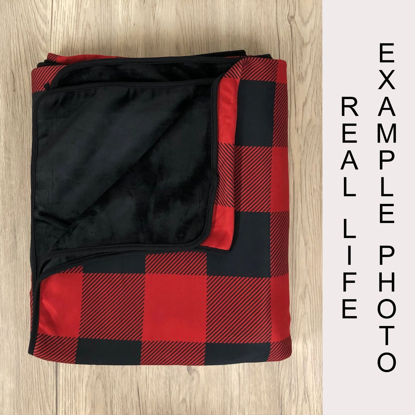 B304 - Pre-Order Plaid Pumpkins Fleece Blanket (Closes 7/31. ETA: early Oct)