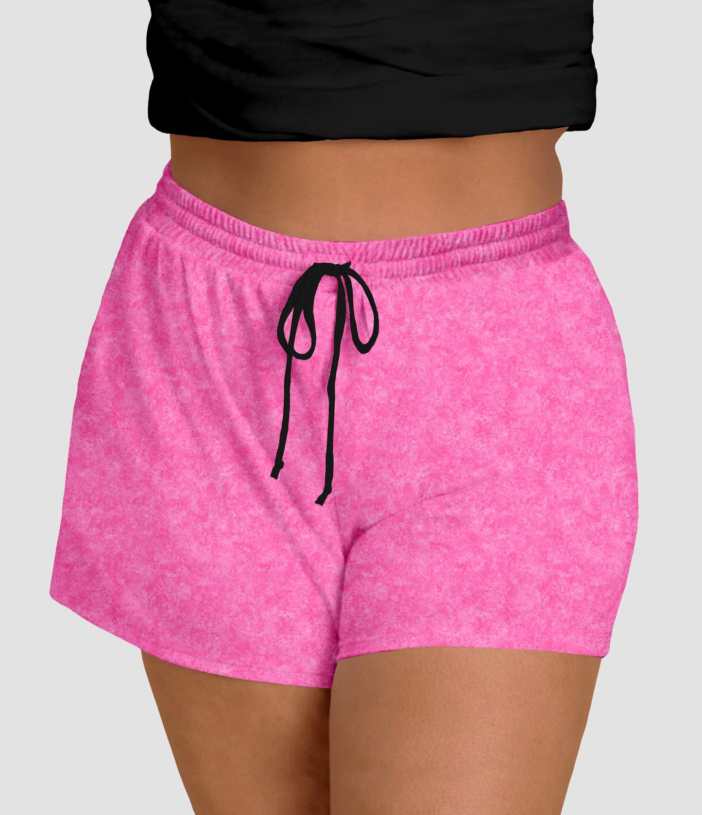 RTS - Pink Fusion Jogger Shorts with Pockets
