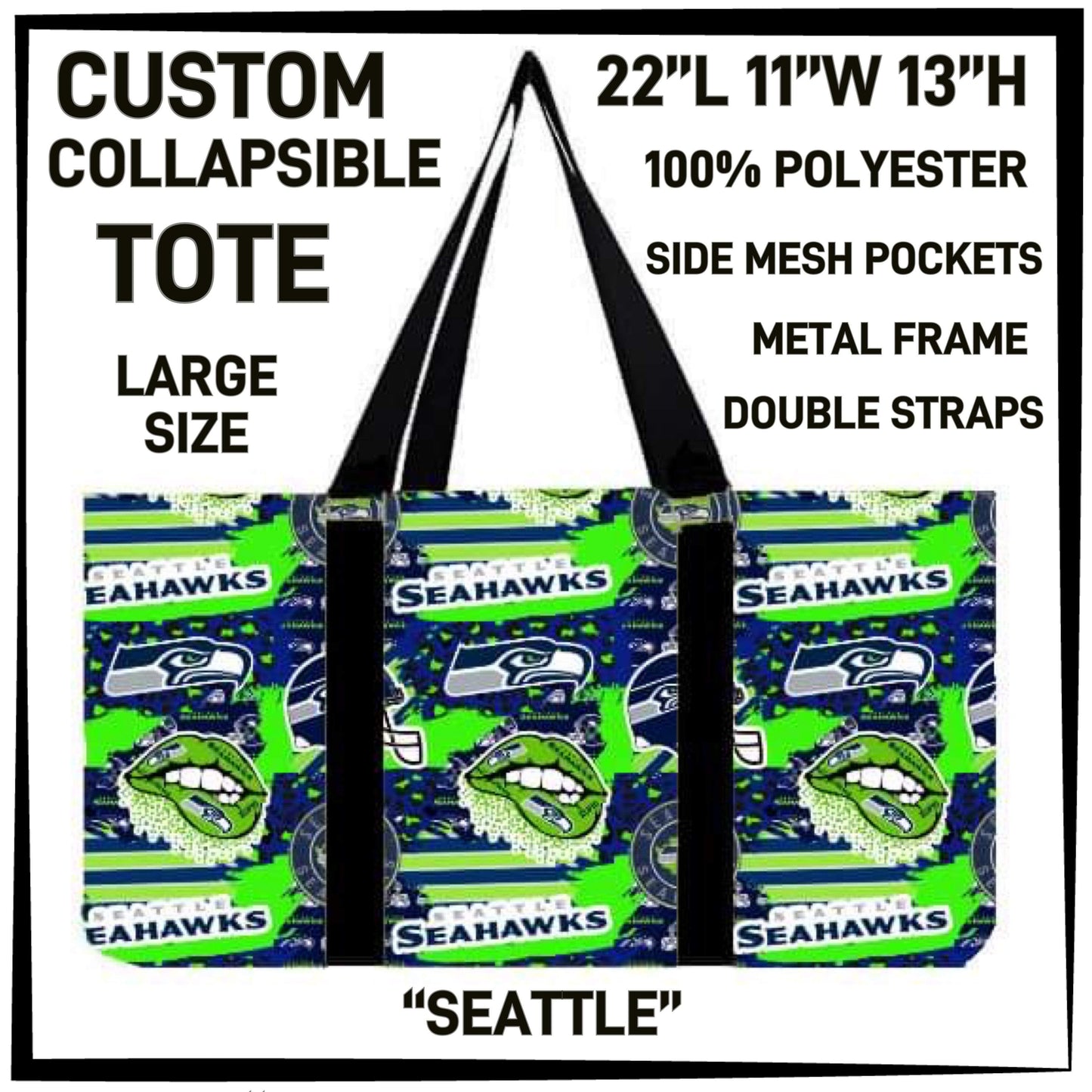 RTS - Seattle Collapsible Tote