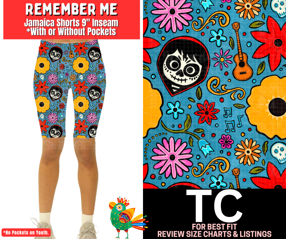 Remember Me Jamaica Shorts w/ Pockets