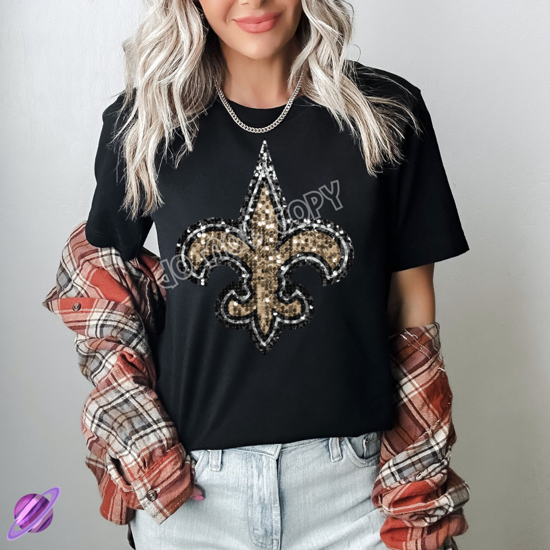 SAIN SEQUIN FB UNISEX TEE ADULTS/KIDS