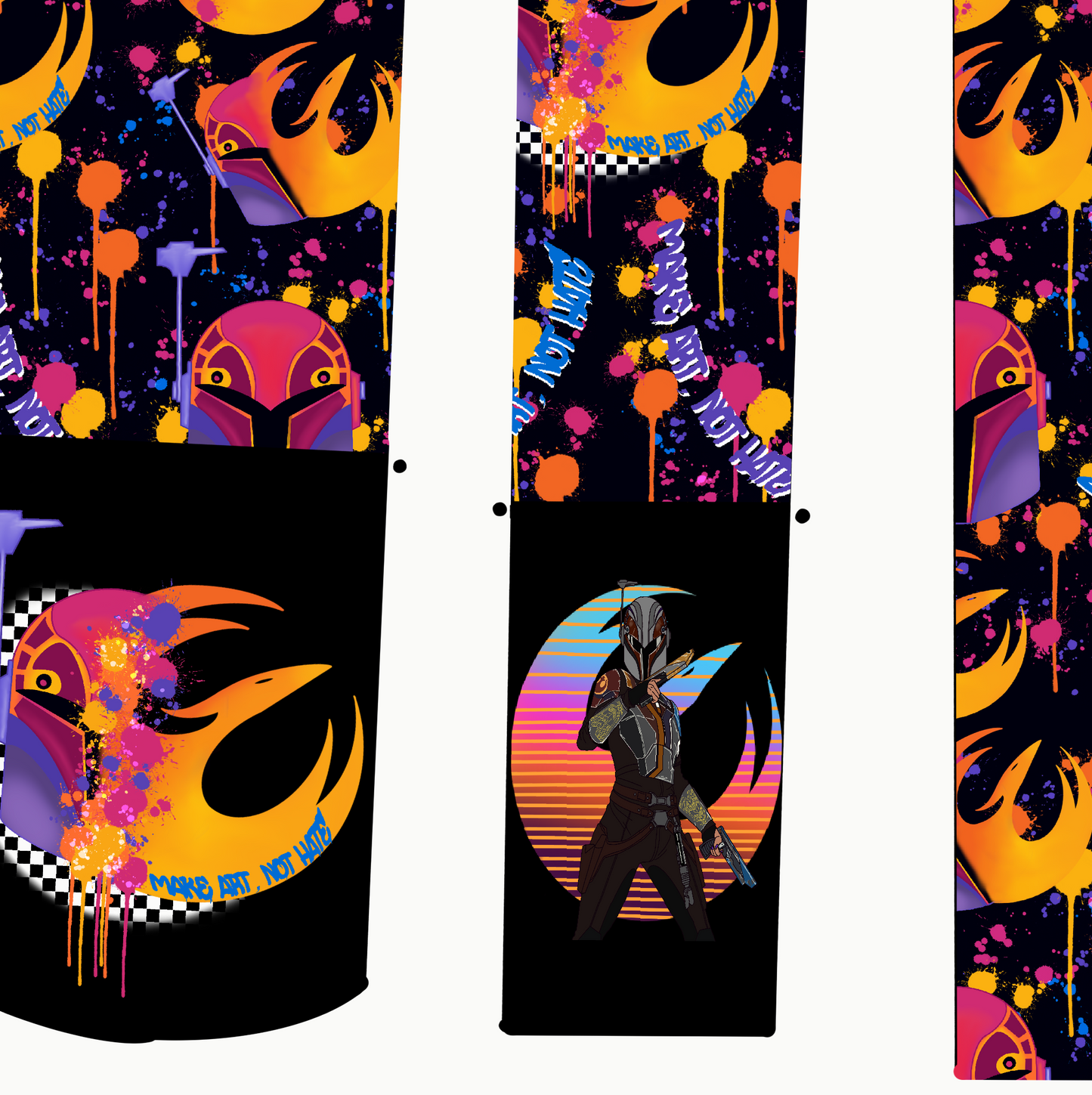 Space Artist Room Key Chain Set