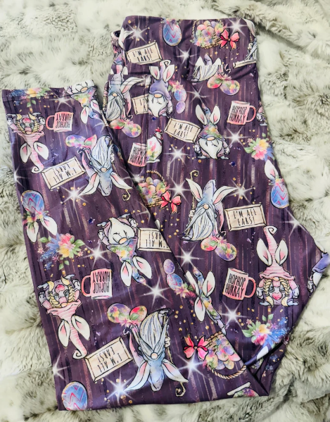 Easter Gnomes Full Length Leggings With Pockets