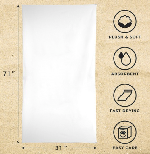 Force 99 Beach Towel 31"x71"