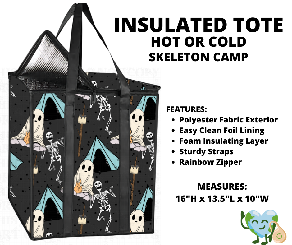 Skeleton Camp Insulated Tote
