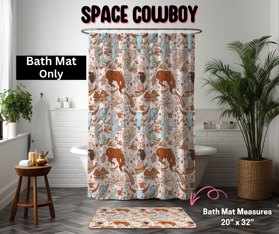 Space Cowboy Custom Bath Mat