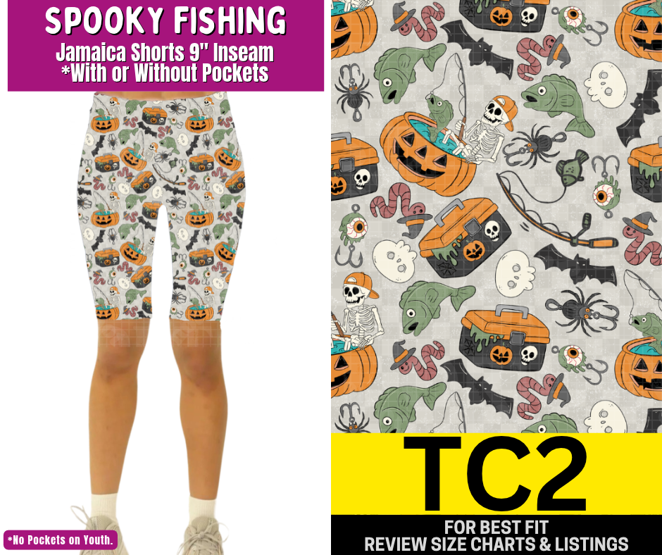 Spooky Fishing Jamaica Shorts w/ Pockets