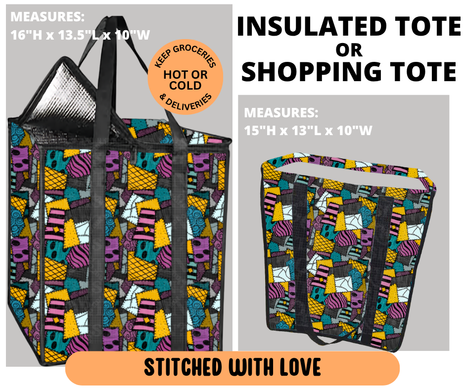 Preorder! Closes 6/29. ETA Sept. Stitched With Love Shopping & Insulated Tote