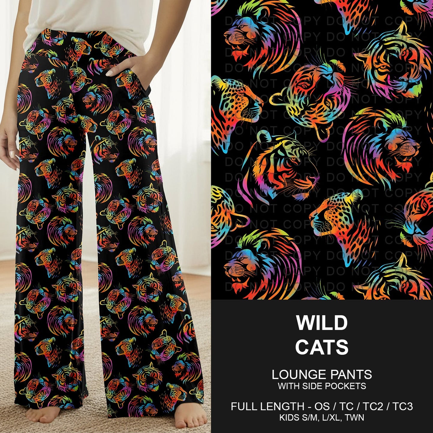 B269 - Preorder Wild Cats Lounge Pants (Closes 12/28. ETA early March)
