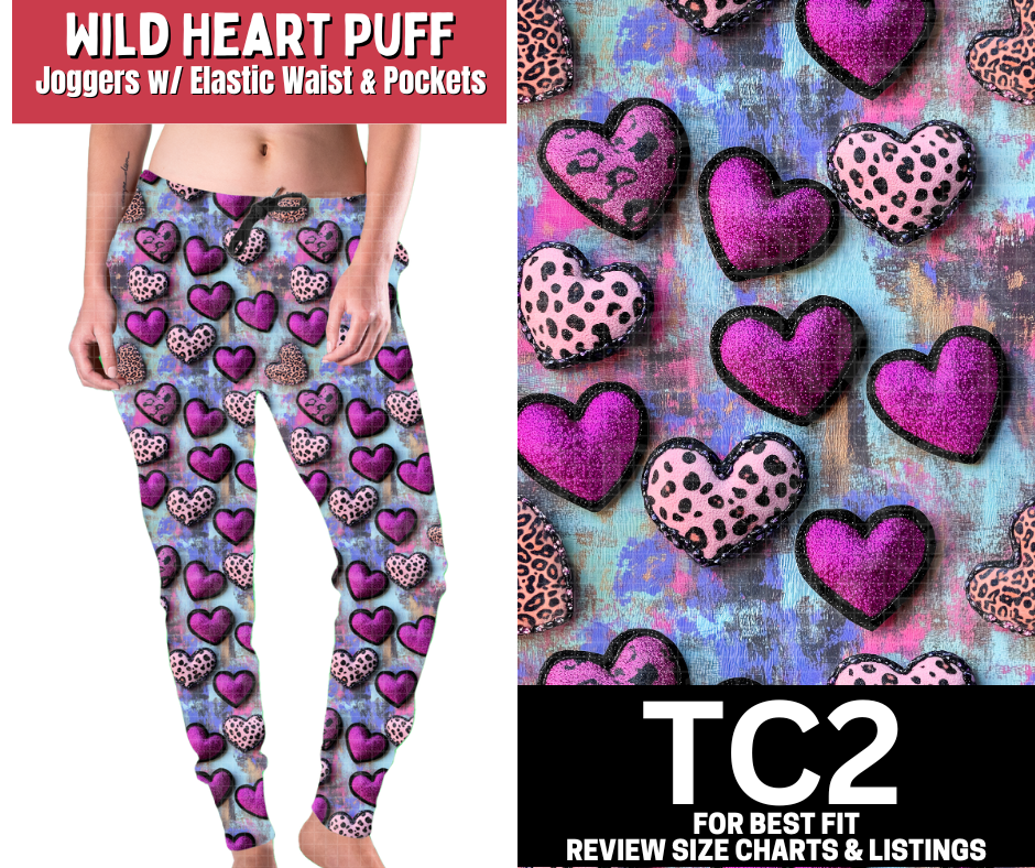 Wild Heart Puff Joggers