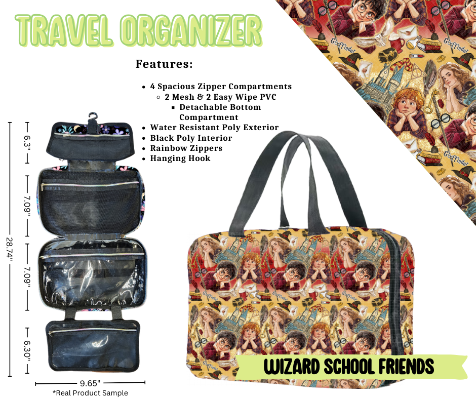 Wizard School Friends Travel Organizer
