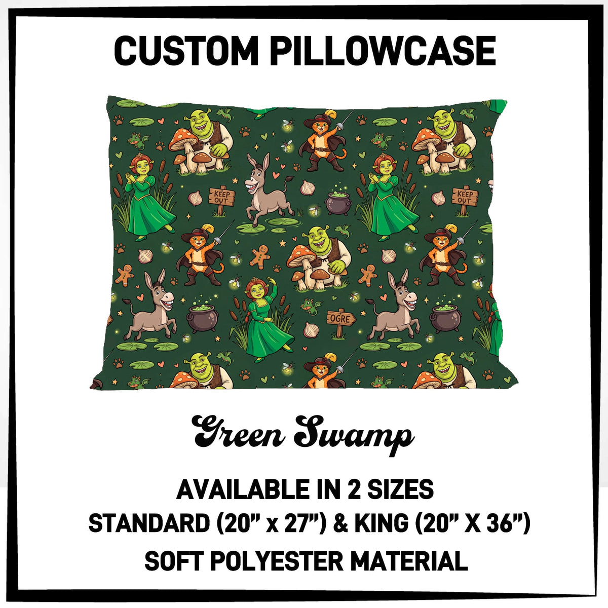 7PWS - Green Swamp Pillowcase - Preorder Due 10/7 ETA: Late Nov