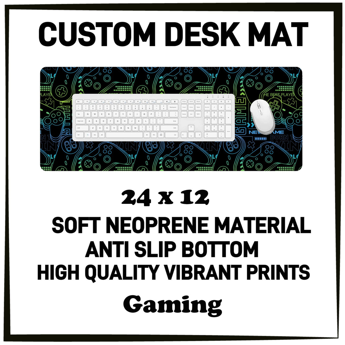 5DSK - Gaming Desk Mat - Preorder Due 10/21 ETA: Mid-Dec