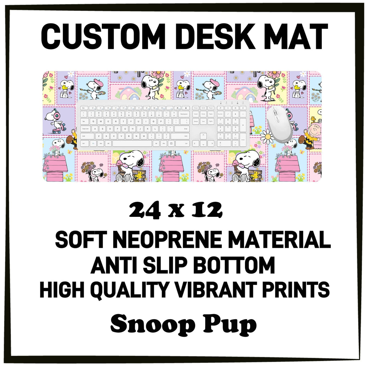 5DSK - Snoop Pup Desk Mat - Preorder Due 10/21 ETA: Mid-Dec