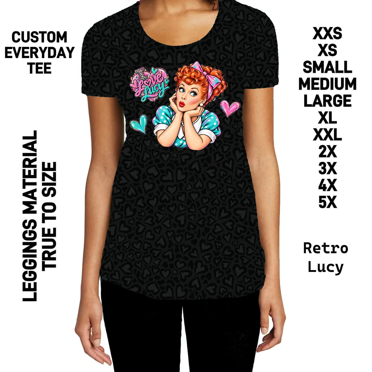 301BT - Retro Lucy Everyday Tee - Preorder Due 10/11 ETA: Early Dec